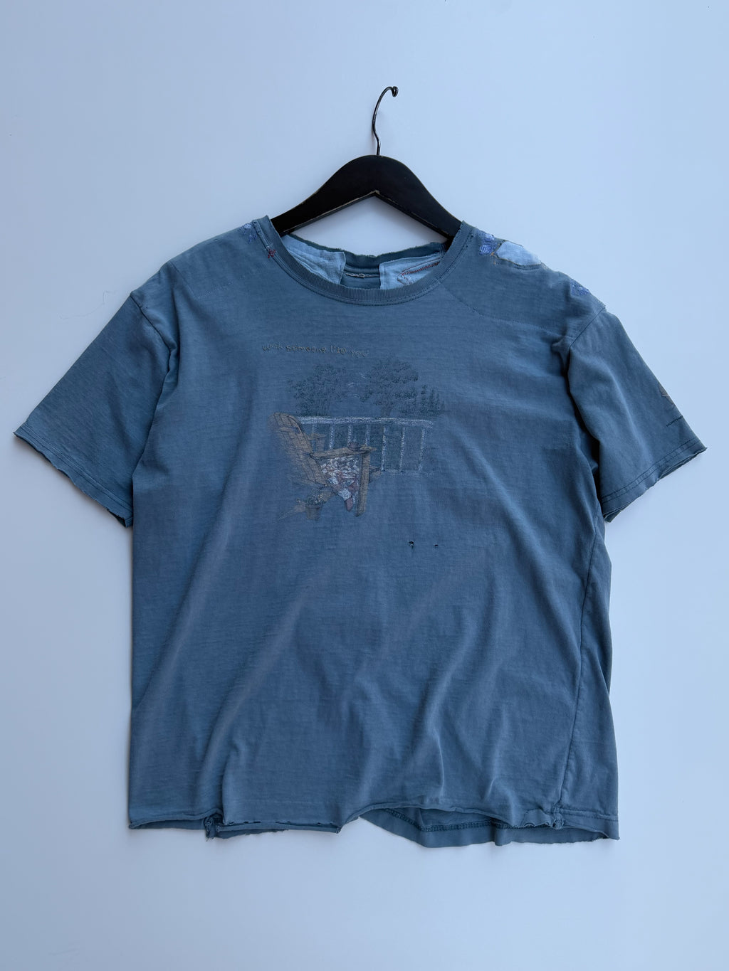 thoroughly repaired color t-shirt