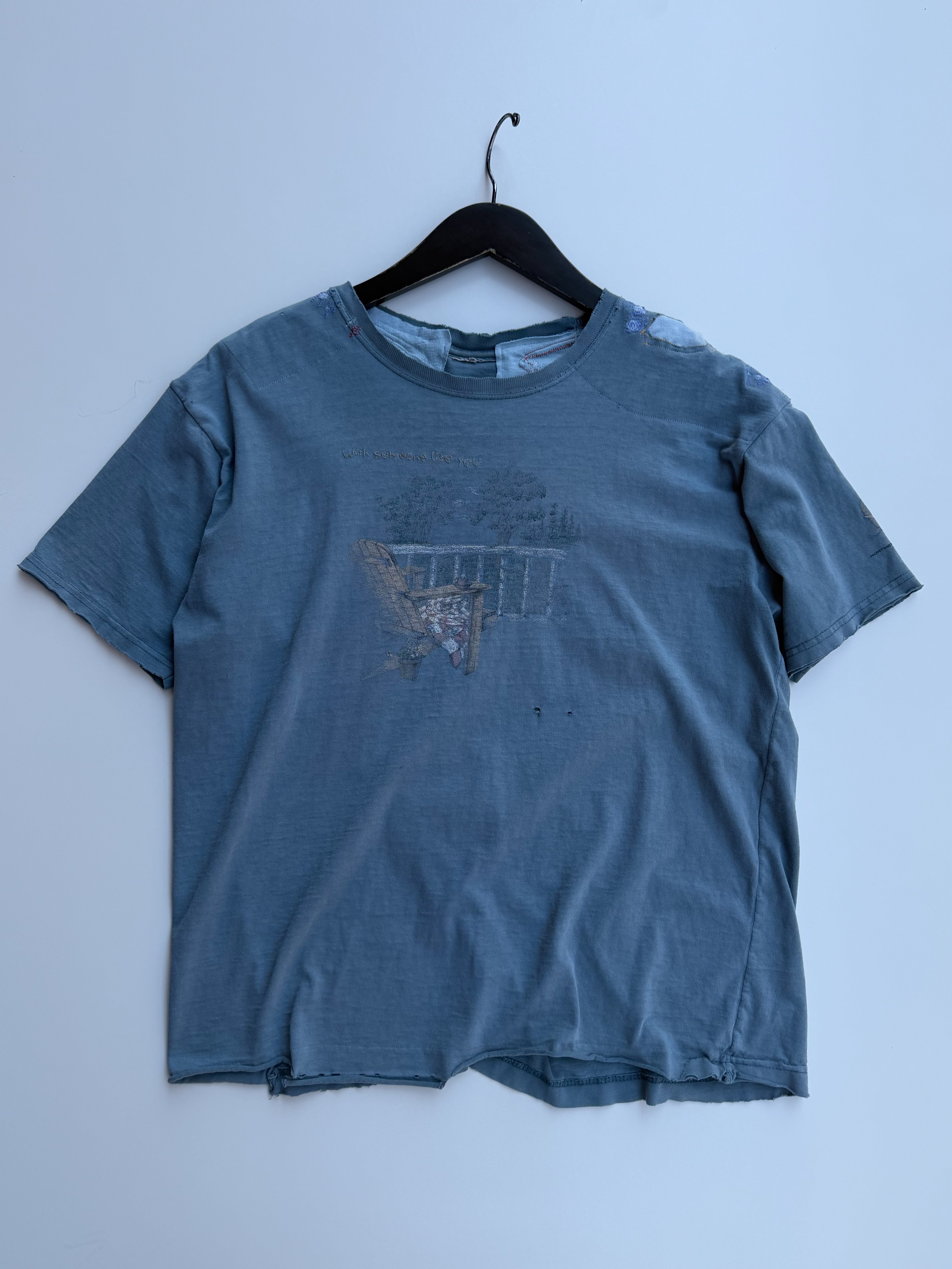 thoroughly repaired color t-shirt