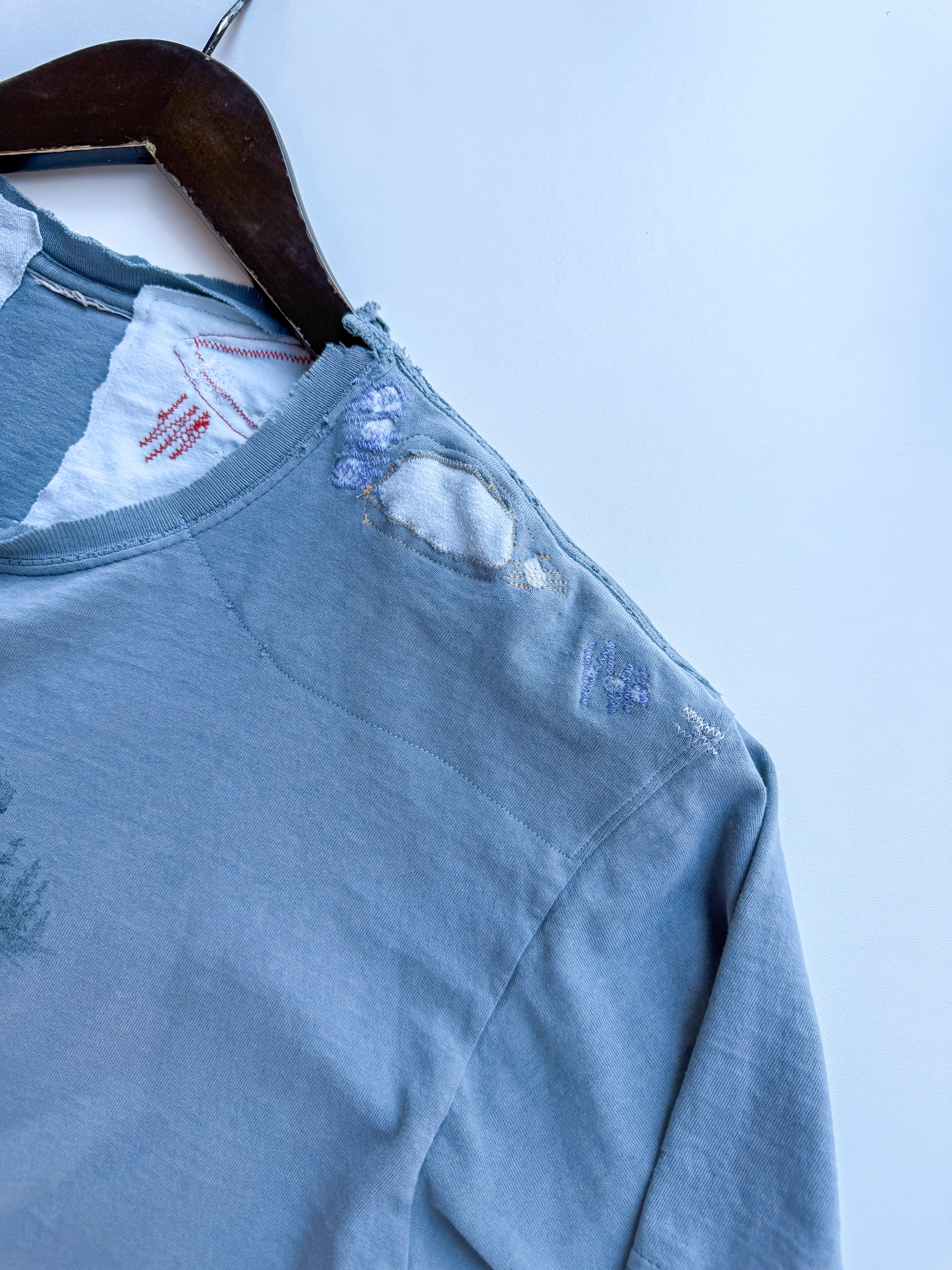 thoroughly repaired color t-shirt