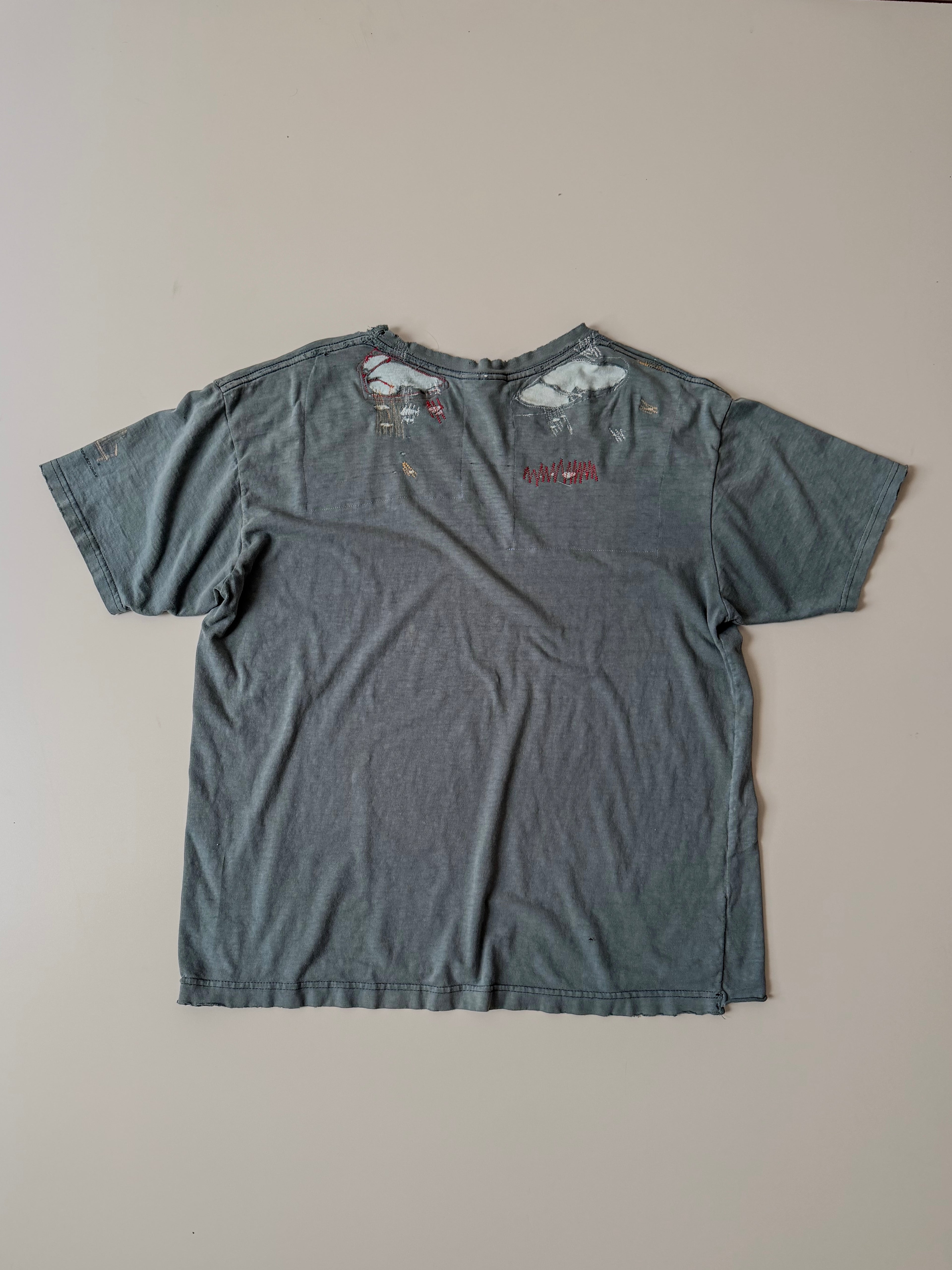 thoroughly repaired color t-shirt